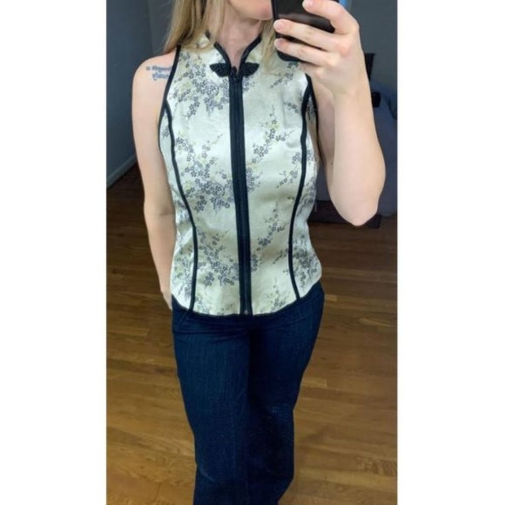 SOLD Silky, Ribbed Blouse